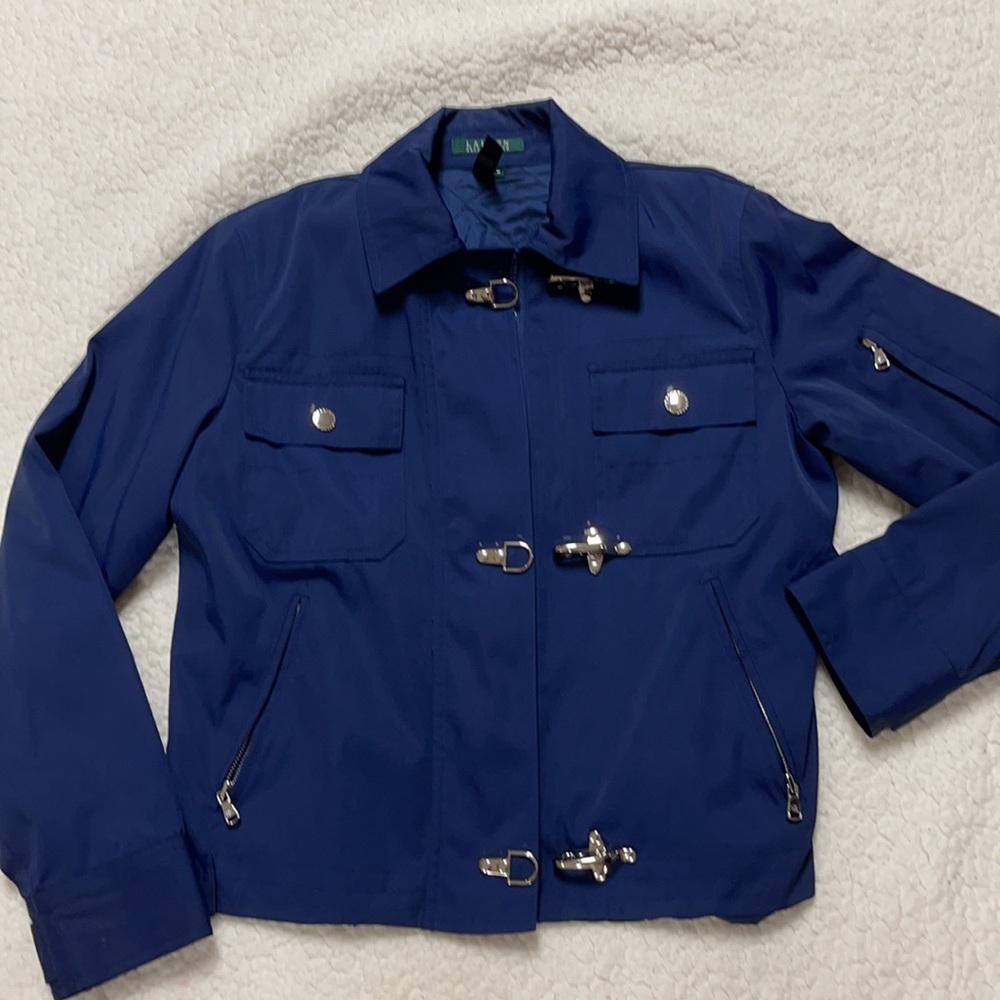 Ralph Lauren navy bomber jacket Medium